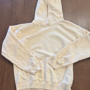 Hollister Women’s Yellow Hoodie Sweater